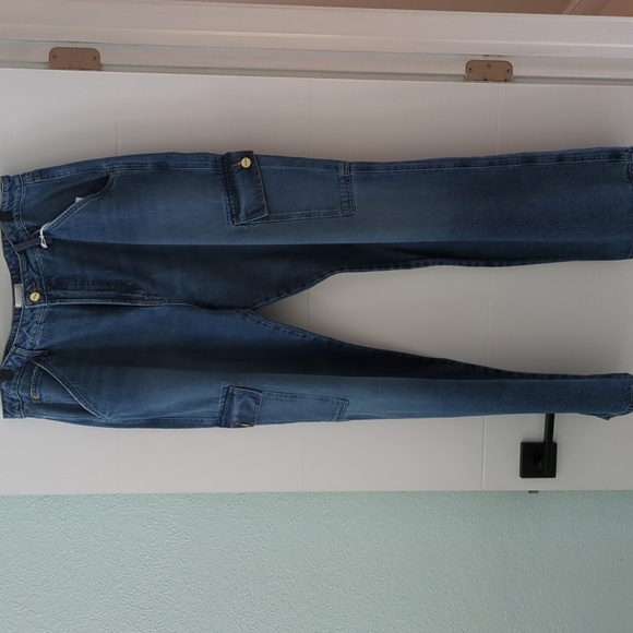 FRAME x Anthropology x Revolve x Free people The baggy cargo jeans - Picture 1 of 9